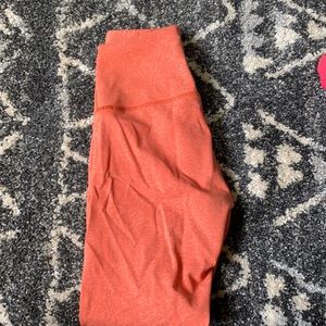 Worn once, orange lulu leggings
